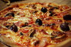 Pizza Rick gro&#223; mit Knoblauch So&#223;e