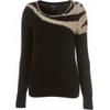 Knitted Short Jumper with Detail at Collar