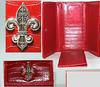 Fleur de Lis red wallet