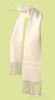 Белый шарф (кашемировый, тонкий, мужской)