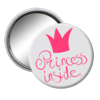 Зеркальце розовое "Princess inside"