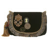 Premium Velvet Tassel Clutch