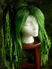 LIMELIGHT LOLITA Green and Black Cyber Goth Hairfall Wig
