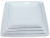 Набор белых квадратных тарелок