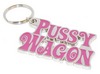 Pussy Wagon Metal Key Chain