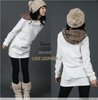 Leopard veins hoodie Long Top