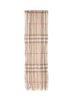 BURBERRY CRINKLED GIANT CHECK FINE SCARF