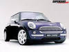 Mini Cooper фиолетовый с желтым