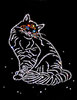 Картина-кошка из кристаллов Сваровски