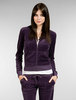 Juicy Couture Classic Velour Longsleeve Track Jacket in Traincase