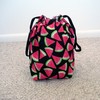 SALE - Watermelon Drawstring Knitting Project Bag