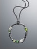 Green Confetti Necklace