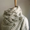 hand knitted cardigan coat