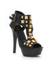 ASOS HOT Leather Platform Studded Sandal