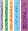 CUTTLEBUG Border Embossing Folder: ORGANIC FLOURISH Item Number: PC-37-1922