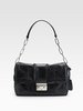 Dior New Lock black broderie cannage