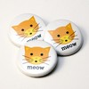 meow pinback buttons