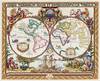 Старинная карта мира от Janlynn