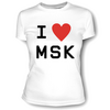 Футболка "I Love MSK"