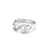 Double Loving Heart ring