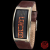 Multifunction LED Watch - Orange/Brown LT