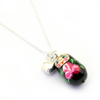 Russian Doll and Heart Necklace