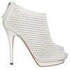 GIUSEPPE ZANOTTI - LASERCUT LOW PEEP TOE BOOTS