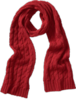 Огромный красный шарф