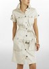 Trench Dress With Check Placket Burberry