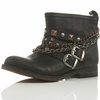 PERRY Chain Premium Boots - View All - Boots - Topshop