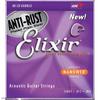 Струны для акустической гитары ELIXIR 18002 Anti-Rust NanoWeb Extra Light