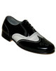 Шузы Aris Allen Mens Black & White Leather Wingtip