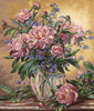 Набор для вышивки - Peonies & Canterbury Bells Dimensions