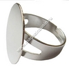 Основа для кольца (регулируемый размер) с диском без перфорации