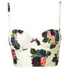 Floral Bouquet Print Bralet & Mini