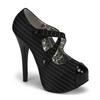 BORDELLO : Shoes : Teeze-23 BLACK/WHITE