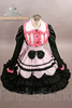 Candy Little Princess Lolita Tiered Scallop Tiered Frill Skirt&Bowknot
