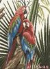 Parrots (Попугаи) Lanarte, 29х39, Evenweave 27, счетный крест