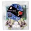 Table tennis rackets and balls