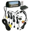 7 inch Rearview Mirror LCD Monitor Car Rear view System with Camera Video Car Parking Sensor System