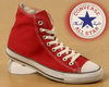 красные высокие converse