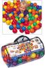 Набор из 100 разноцветных пластиковых шаров в мешке для переноски
