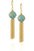 Kenneth Jay Lane 22-karat gold-plated drop earrings