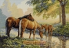 35174 Horses by a Stream (Dimensions)