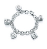 Silver charm bracelet