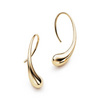 Tiffany ELONGATED TEARDROP hoop earrings