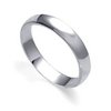 серебряное кольцо без орнамента по типу обручального