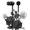 EarDrops Rose style EHP-AIN50 black, cyan or pearl