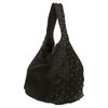 Leather Stud Slouch Bag