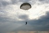 Самостоятельный прыжок  для начинающих  с круглым парашютом